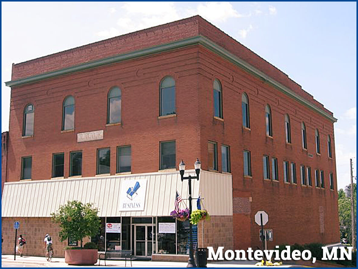 Outdoor photo of the offices in Montevideo, MN