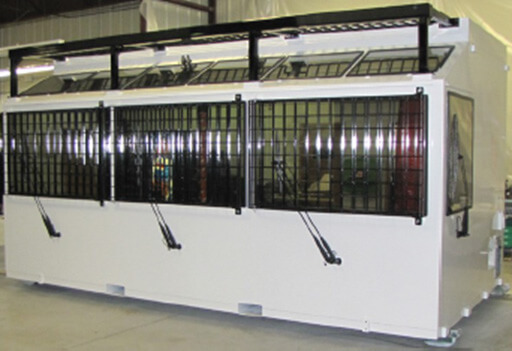 Photo of a Control cab ready to be installed